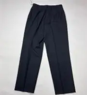 Pendleton 100% Virgin Wool Pants Lined Pockets Flat Front Black Women 14 $138