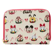 Loungefly Disney Mickey Mouse & Friends Hot Cocoa Mugs Wallet/Purse - New, With Tags