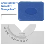 V Block Angle Gauge AP25 0°- 60° Adjustable Micro Angle Gauge V Block Milling◇