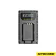 【Nitecore】USN2 液晶顯示 USB 雙槽充電器 For Sony NP-BX1 (8.2折)