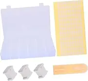 jojofuny 36-Grid Storage Box Floss Bobbin Organizer Embroidery Thread Winding Board