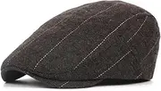 [HAMKVBPR] Men's Beret Hats Duck Tongue Cap Middle-Aged Men's Hat Warm Forward Cap Mens Hat Flat Cap