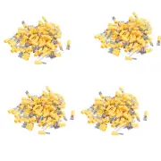 400Pcs 24A Insulated 12-10AWG Female Spade Terminal Crimp Wire Connectors3925