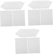 NUOBESTY 3sets Printable Business Cards Blank Name Cards for Printing Business Printing Paper 5.5x2.25 Inches 10sheets*3