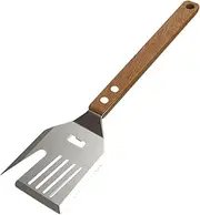 BBQ Spatula for Grill - Steel Spatula Turner Grill Tools,Wooden Handle Stainless Steel Turner Bottle Opener, Kitchen Gadgets for Outdoor Camping Burger Pancake Fish