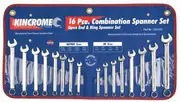 Kincrome 1352416 - Combination Spanner Set 16 Piece AF/Metric