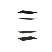 Lugna 4 Shelf Insert Kit Storm Fits 900 x 580mm Cabinet Shell