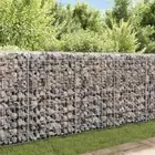 vidaXL Gabion Wall Galvanised Steel 450x30x100 cm BMG