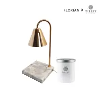 在飛比找momo購物網優惠-【Florian】香氛融蠟暖燈+澳洲Tilley大豆香氛蠟燭