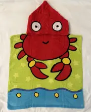 Kids Hooded Beach Towel Poncho Bath Swim Pool Changing Robe