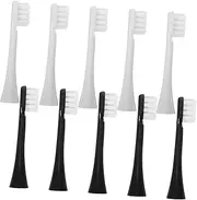 COLLBATH 10pcs Electric Toothbrush Heads Replacement with Soft Bristles for Gentle Cleaning Compatible with Multiple Brands for Sensitive Teeth and Gums Safe and Reliable Oral Care