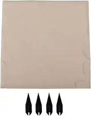 Stgfyxgs Beige Garden Stepper with Ground Stakes for Easy Setup, Square