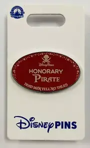 Disney Parks Honorary Pirate Dead Men Tell No Tales Cast Member Name Tag Pin