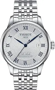 [Tissot] Mens Le Locle Powermatic 80 20th Anniversary 316L Stainless Steel case Automatic Watches, Grey, Stainless Steel, 19 (T0064071103303), Grey