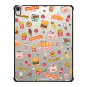 iPad Air 13-inch (M2/M3) iPad Impact Case Burgers Stickermania - IPad Case