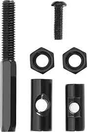 Set of 6 Shaft Locking Screw Kit Compatible with Ninebot Max G30 G30D Electric Scooter Folding Pull Rod Screw Scooter Accessories Black