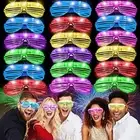 10/20/30/40/50/60Pcs Glow In The Dark Led Glasses Light Up Sunglasses Glasses