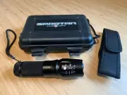 Spartan Lumify Tactical Flashlight - Torch With Hard Case and Pouch - BRAND NEW