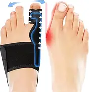 Effective Bunion Corrector for Women and Men | Relieve Pain, Straighten Toes, and Correct Bunions | Orthopedic Toe Straightener | Best Bunion Corrector for Lasting Relief - Day & Overnight Support (left)