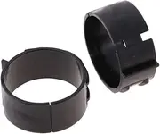 2 Pairs Bike Front Derailleur Clamp Adapter Reducer 34.9mm to 31.8mm Plastic