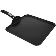 Mirro A79713 Get A Grip Aluminum Nonstick Griddle Cookware, 11-Inch, Black