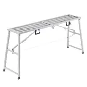 Work Platform Adjustable Height Portable Scaffolding Platform 400 kg Load