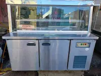 在飛比找Yahoo!奇摩拍賣優惠-魯味台鹽酥雞台炭烤物料展示冷藏冰箱（166*90*89/15