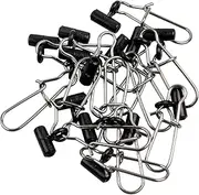 Fishing Line Sinker Slides, 50PCS Heavy Duty Sinker Slider Swivel Kit, Fishing Line Sinker Slides, Sinker Slide Snaps Saltwater Sinker Weights Connector For Catfishing Rig