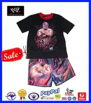 GENUINE AUS LICENSE-WWE RAW Wrestling Rey Mysterio Boys Summer PJ'S-Pyjamas-SALE