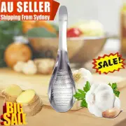 Stainless Steel Lemon Zester Ginger Grater Garlic Grinding Tool Spoon CG