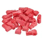 Retail Store Anti-theft Hook Lock, 7mm Magnetic Display Shelf Lock,red 50 pcs