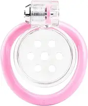 Sissy Inverted SM Chastity Lock Cage Transparent Chastity Device SM Men Beginner Cage Adult Game Sex Toys Cock Cage Penis Cage Chastity Rooster Cage to Prevent Erection Bondage for Men Transparent