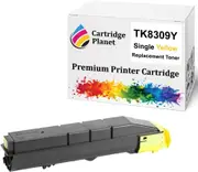 Yellow Non-Genuine Toner Cartridge for Kyocera TK-8309Y TK8309Y (15,000 Pages) for TASKalfa 3050ci TASKalfa 3051ci TASKalfa 3550ci TASKalfa 3551ci