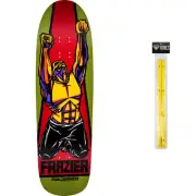 Powell Peralta Skateboard Deck Frazier Yellow Man Green Old School + rails