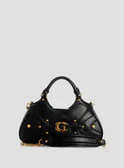 GUESS Women's Black Mintha Small Satchel Bag