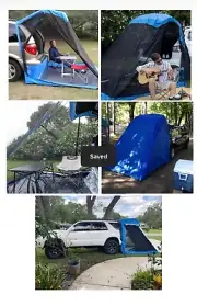 SUV Tent for Camping+ Rainfly, Super Easy and Quick Setup car Tents for Camping