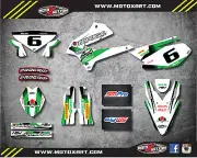 Kawasaki KLX 250 2008 - 2016 Full custom sticker kit STORM style decals