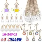 AU 10-50X Car Air Freshener Hanging Diffuser Empty Glass Bottle Perfume Ornament