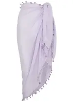 Melissa Odabash Pareo Rayon Sarong - Lilac - One Size One Size