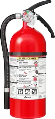 Fire Extinguisher, 2-A:10-B:C, 7.13 Lbs., Hose & Wall Mount Included