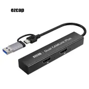 USB3.0 Dual HDMI Video Capture Card 1080p 60 Record for Camera PC Live Streaming