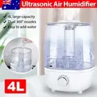 4L Aroma Aromatherapy Air Humidifier Diffuser Purifier Whisper Quiet Cool Mist