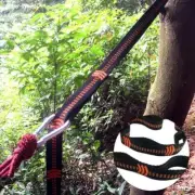 Adjustable Tree Hanging Hammock Straps Climbing Rope Hammock Aerial Nas .US