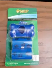 Dog Waste Bags With Dispenser Blue 2 Rolls 20 Each