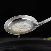 Stainless Steel Spoon Metal Fine Mesh Strainer Kitchen Cooking Skimming and