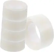 DOITOOL 5 Rolls Dot Stickers for Party Tape Foam Adhesive Strips Dispense Glue Sticks Sticky Tack Strips with Adhesive Removable Foam Glue Adhesive Sticky Tabs Packaging Transparent Rubber