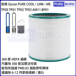 【適用Dyson】 Pure Cool Me TP03 TP02 TP01 TP00 AM11濾網 (5.9折)