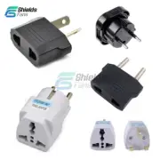 US/EU To EU/UK/AU/US Plug Travel Wall AC Power Charger Adapter Cable Converter