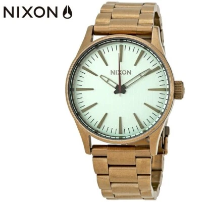 Nixon A450 2230-00 The Sentry Quartz Men's Watch White Dial Analog From Japan