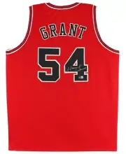 HORACE GRANT SIGNED AUTOGRAPHED CHICAGO BULLS RED NBA JERSEY